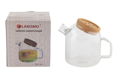 Чайник заварочный с пробковой крышкой 800мл Lakomo