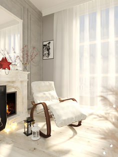 Тюль LEGRAND Канвас 200*280 с утяжелителем айвори