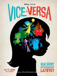 Постер к мультфильму "Головоломка" (Inside Out) Оригинальный 76,2x101,6 см No Brand