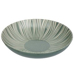 Тарелка суповая, керамика, 24 см, 1.4 л, круглая, Дюна, Daniks, A15397SH0479, серая