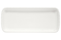 Блюдо прямоугольное Tiffany, белое, 36х16 см Easy Life