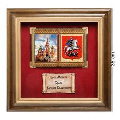 Панно Art East Москва Храм Василия Блаженного 35x35 см