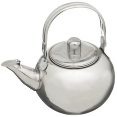 Чайник заварочный 0.8 л с ситечком подарочная упаковка AST-002-ЧС-08 No Brand