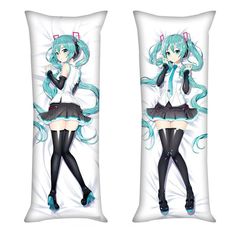 Наволочка декоративная для дакимакуры с Мику Хацунэ Miku Hatsune Plush Story