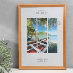 Фоторамка дерево "Image Art" С18 25х35 см,(пластиковый экран), орех No Brand