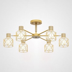 Потолочная люстра ImperiumLoft Corf B3 Yellow 6 lamps