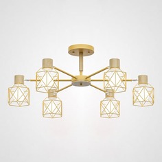 Потолочная люстра ImperiumLoft Corf B3 Yellow 6 lamps