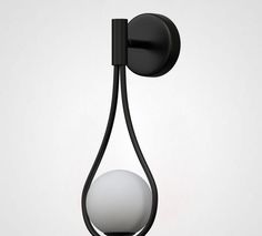 Настенное бра ImperiumLoft Hoop Drop Wall Black