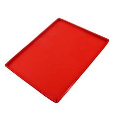 Силиконовый коврик для выпечки, красный, 31х26х0,9 см, Kitchen Angel KA-SILMAT-07