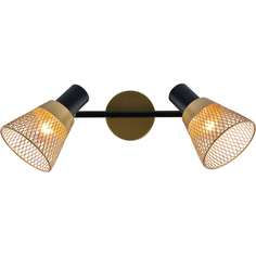 Спотовый светильник Reluce поворотный 05966-0.8-02 GOLD+BK