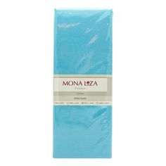 Простыня Mona Liza 215x240 см сатин голубая