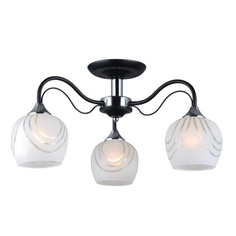 Люстра LVK N 2605/3 BK+CH D50H33 3xЕ27x60W