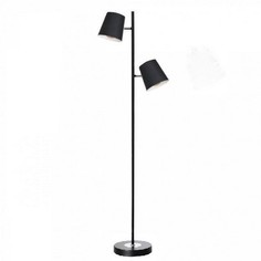 Торшер LVK TY-3069 BK D22H160 2хЕ27х60W