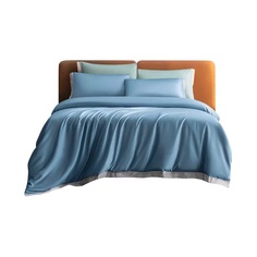 Комплект постельного белья из хлопка Deep Sleep Super Soft Cotton Flow Kit 100S Blue