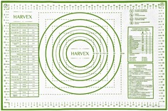 Коврик силиконовый для раскатки и выпечки теста HARVEX 60х40, зеленый