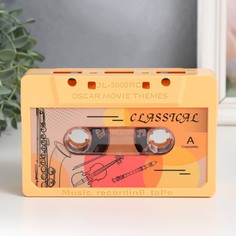 Сувенир музыкальный механический "Аудиокассета. Классика" 17х11х5 см No Brand