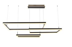 Люстра Zortes Tory ZRS.30404.204 LED подвесная светодиодная пульт 204 Вт черный No Brand