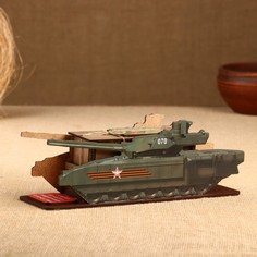 Чайный домик "Танк" с чаем 24х8,5х7,5 No Brand