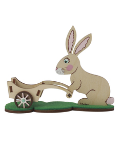Деревянная подставка для яиц Wood-souvenirs Пасхальных кролик, украшения и декор на пасху