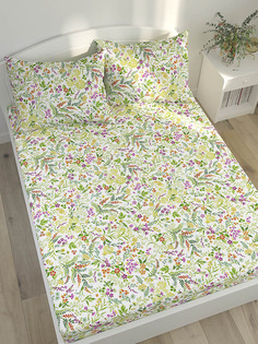 Простынь на резинке Сказка Полевые цветы 120х200 см