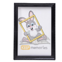 Keep memories Фоторамка пластик L-6 21х30 см черный пластиковый экран