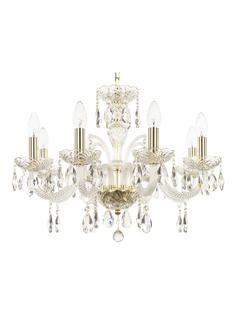 Люстра подвесная хрустальная 118/8/195 G Bohemia Ivele Crystal