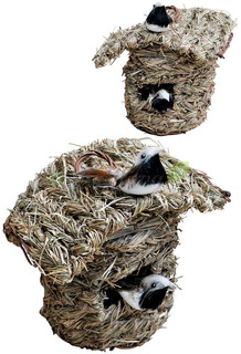 Искусственный декоративный домик для птиц Holodilova