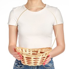Корзина Ладья, 24?17?8 см, бамбук No Brand