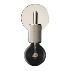 Бра RH Utilitaire Single Sconce Silver от ImperiumLoft