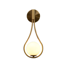 Настенное бра ImperiumLoft Hoop Drop Wall Bronze