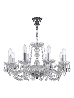 Люстра подвесная хрустальная 119/8/200 Ni Bohemia Ivele Crystal