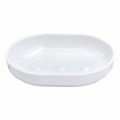 Мыльница Ridder Alba 123x92x24 мм белая