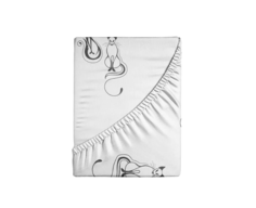 Простыня на резинке Ночь нежна Багира бязь, 180х200х20 см, 1 шт.