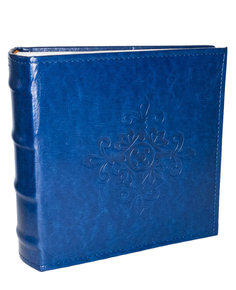 Фотоальбом «Орнамент», синий, обложка эко-кожа, 300 фото в кармашках 10х15 см Veld Co
