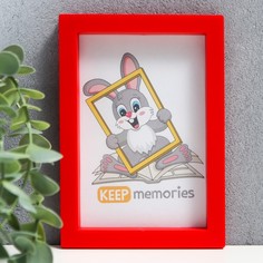 Keep memories Фоторамка пластик L-3 10х15 см, красный