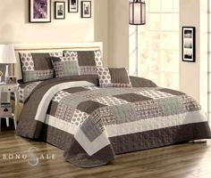 Покрывало Tango с наволочками из полиэстера Tango Pw444-83 Patchwork 230х250