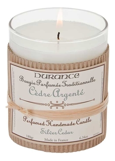 Ароматическая свеча Durance Perfumed Handmade Candle Silver Cedar 180г