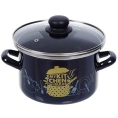 Кастрюля 3 л с крышкой Сантэкс Моя кухня 1-2230112 индукция