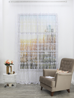 Тюль Amore Mio 3622-W 300x270 см белая 3622-w