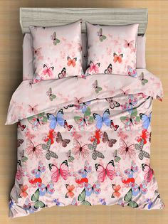 Комплект постельного белья Amore Mio из макосатина Butterflies 1,5сп.