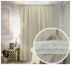 Штора классическая Amore Mio SOFT-2ST-03 200x270 см шампань