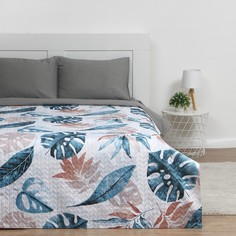 Экономь и Я Покрывало евро макси Экономь и Я Монстера 240х210±5см, 100% полиэстер, 190 гр/