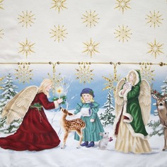 Набор столовый "Christmas time" скатерть 150х110см +/-3см с ГМВО, салф.40х40см-4 шт Этель
