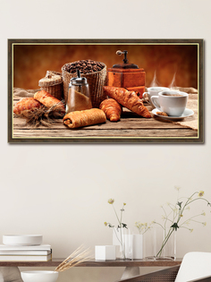 Картина для кухни Графис Французкий завтрак 50х100 см GRAF 15138