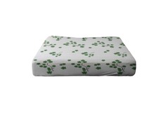 Простыня на резинке Ночь Нежна Зигзаг удачи зелен. осн. 7548-1 Бязь 180х200х20