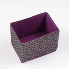 Короб для хранения складной, 210 х 150 х 150 мм, лиловый No Brand