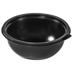 Контейнер STIROLPLAST без крышки круглый черный, 750мл Н84хD144 мм, 50 шт.