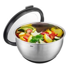 Миска Gefu 35040 диаметр 20 см с крышкой нержавеющая сталь