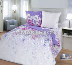 Наволочка Maktex из бязи 70 х 70 Орхидеи