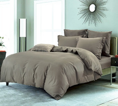 Наволочка Maktex из тенселя 50 х 70 60S 4230 Молочный шоколад